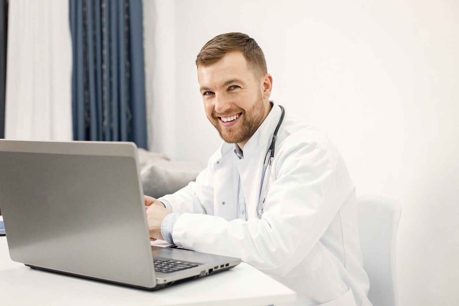 happy healthcare professional