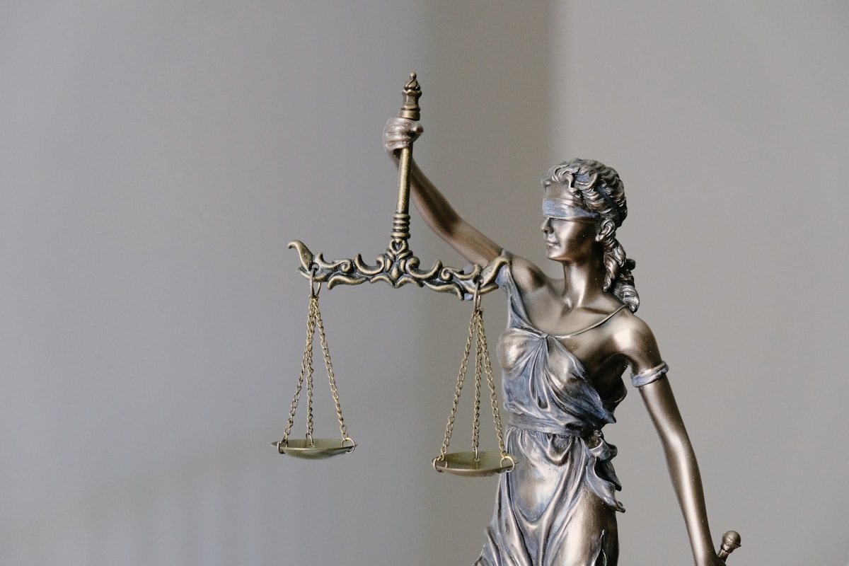 Gavel and legal documents on an attorney desk